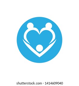 Adoption Logo community logo template vector icon