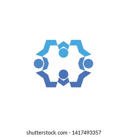 Adoption Logo community logo template vector icon