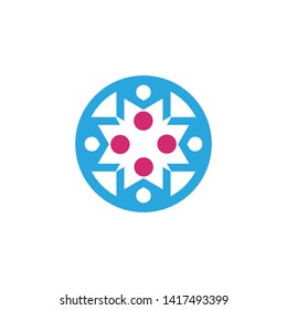 Adoption Logo community logo template vector icon