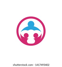 Adoption Logo community logo template vector icon