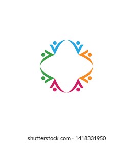 Adoption Logo community logo template vector icon