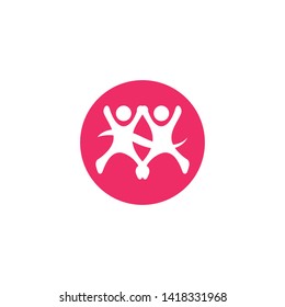 Adoption Logo community logo template vector icon
