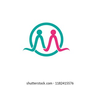 Adoption logo vector