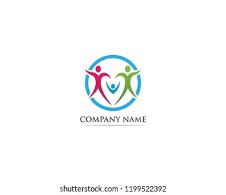 Adoption logo vector 