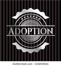 Adoption silver shiny emblem