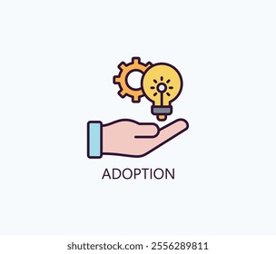 Adoption Vector, Icon Or Logo Sign Symbol Illustration