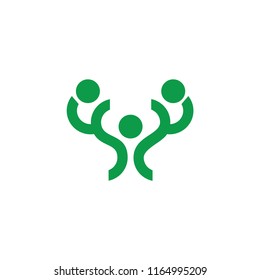 adoption vector logo. people vector logo