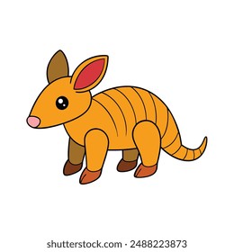 Adorable aardvark vector illustration featuring cartoon, line art, and clipart designs. Perfect for digital projects, crafts, and printable art