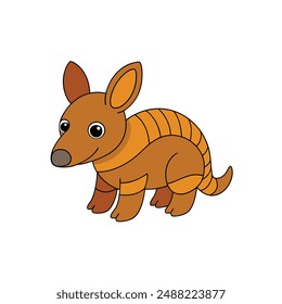 Adorable aardvark vector illustration featuring cartoon, line art, and clipart designs. Perfect for digital projects, crafts, and printable art