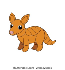 Adorable aardvark vector illustration featuring cartoon, line art, and clipart designs. Perfect for digital projects, crafts, and printable art