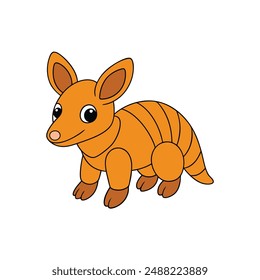 Adorable aardvark vector illustration featuring cartoon, line art, and clipart designs. Perfect for digital projects, crafts, and printable art