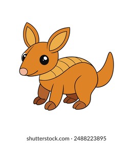 Adorable aardvark vector illustration featuring cartoon, line art, and clipart designs. Perfect for digital projects, crafts, and printable art