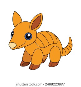 Adorable aardvark vector illustration featuring cartoon, line art, and clipart designs. Perfect for digital projects, crafts, and printable art