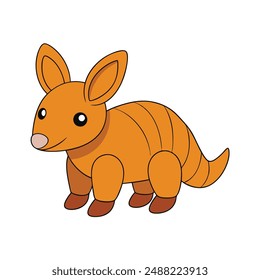 Adorable aardvark vector illustration featuring cartoon, line art, and clipart designs. Perfect for digital projects, crafts, and printable art