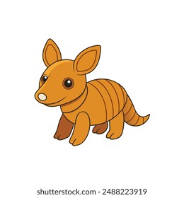 Adorable aardvark vector illustration featuring cartoon, line art, and clipart designs. Perfect for digital projects, crafts, and printable art