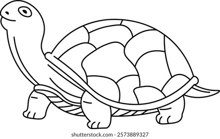 Adorable Animal Line Art Collection turtle 