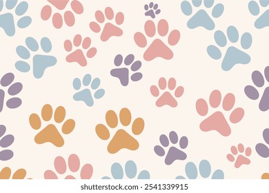 Adorable Animal Paw Print Patterns for Art and Craft Inspiration