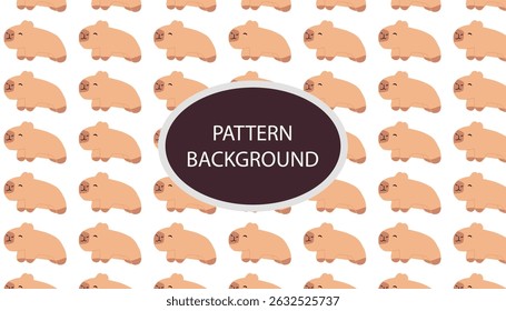 Adorable baby capybaras isolated on white background
