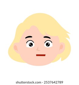 adorable baby girl with blonde hair