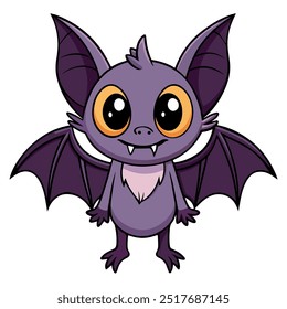 Adorable Bat with Big Eyes