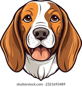 Adorable Beagle Dog Vector Captivating Canine Charm