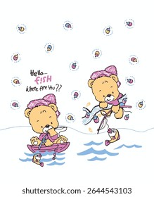 Adorable bear and animal companions in a nostalgic vintage style. Hand-drawn charm meets soft, classic colors – ideal for prints, stationery, and children’s room art.