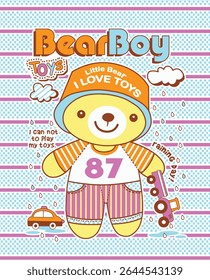 Adorable bear and animal companions in a nostalgic vintage style. Hand-drawn charm meets soft, classic colors – ideal for prints, stationery, and children’s room art.