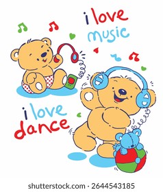 Adorable bear and animal companions in a nostalgic vintage style. Hand-drawn charm meets soft, classic colors – ideal for prints, stationery, and children’s room art.