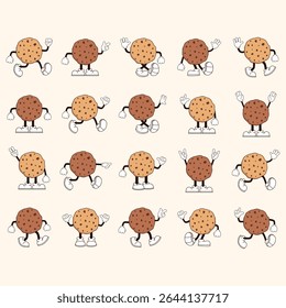 Adorable biscuit mascot character with smiling face and animated expression. Designed for branding, food packaging, children’s content, or bakery promotions with a fun and friendly style.


