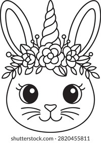 Adorable bunny rabbit face