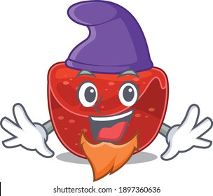 An adorable cartoon design of meatloaf as an Elf fairytale character. Vector illustration