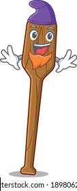 An adorable cartoon design of oars as an Elf fairytale character