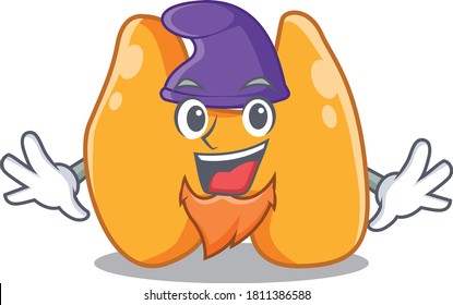 An adorable cartoon design of thyroid as an Elf fairytale character