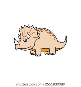 Adorables Ilustraciones de dinosaurios de dibujos animados para proyectos infantiles y materiales educativos