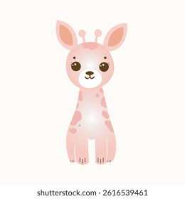 Adorable cartoon zebra with a smiling face. Fun and playful vector illustration for kids designs, nursery prints, safari themes, animal books, or baby shower decor. EPS format.