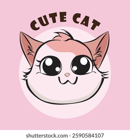 Adorable cat expression vector with various cute emotions, perfect for stickers, prints, social media, and more. High-quality, scalable, and ideal for designers, cat lovers, and creative projects!