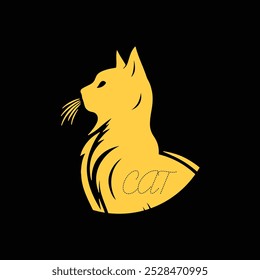 Adorable Cat Head Logo Design Perfect for Pet Brands and Businesses