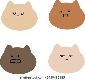 Adorable Cat Illustrations | Cute Hand Drawings | For Creative Projects | Minimalist Design