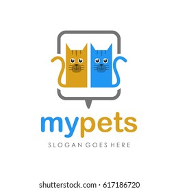 Adorable cat/ kitten vector