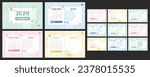Adorable Children's Calendar 2024 and Notes: Cute Illustrations, Pastel Colors, Sunday Start, 12 Months 