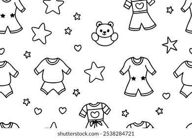 Adorable Children's Clothing and Toy Pattern