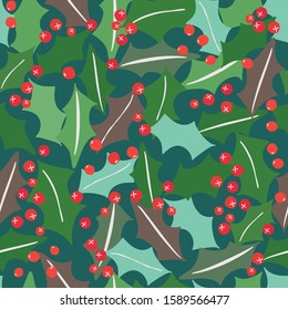 Adorable Christmas holiday seamless pattern