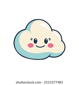 Adorable cloud sticker with a clean, minimal design. Perfect for digital or print use in projects like scrapbooking, stationery, and more. Ideal for adding a cute and whimsical touch."