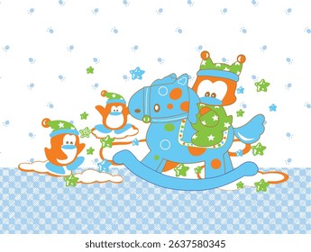 Adorable and colorful cartoon illustration for kids — perfect for storybooks, posters, and educational materials. Fun characters that spark imagination and joy!