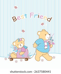 Adorable and colorful cartoon illustration for kids — perfect for storybooks, posters, and educational materials. Fun characters that spark imagination and joy!
