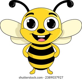 adorable cute bee insects 2