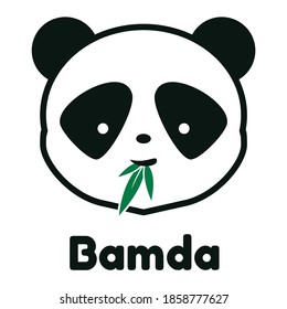 Adorable / cute panda eating bamboo named Bamda. It's perfect for a child-oriented logo. And it doesn't close the possibility for other fields.