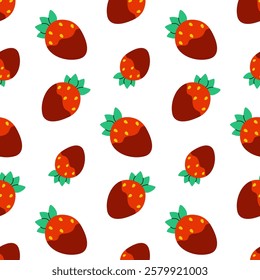 Adorable and Cute Strawberry Pattern Perfect for Fun and Creative Designs in Various Projects