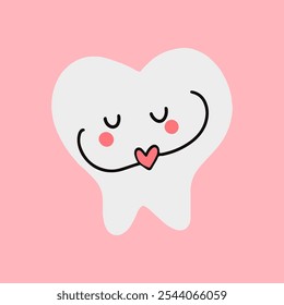 adorable dental care doodles element stock
