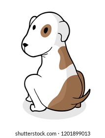 adorable dog illustration
